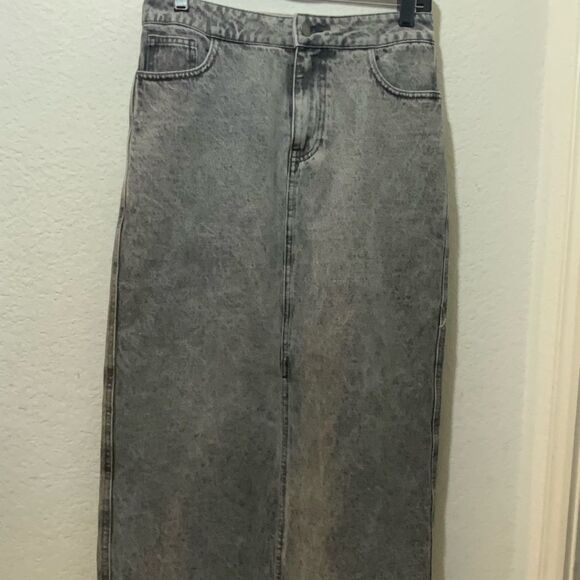 Velvet Heart Women’s Paulina Denim Midi Skirt Light 
 Wash Size small - Picture 2 of 7
